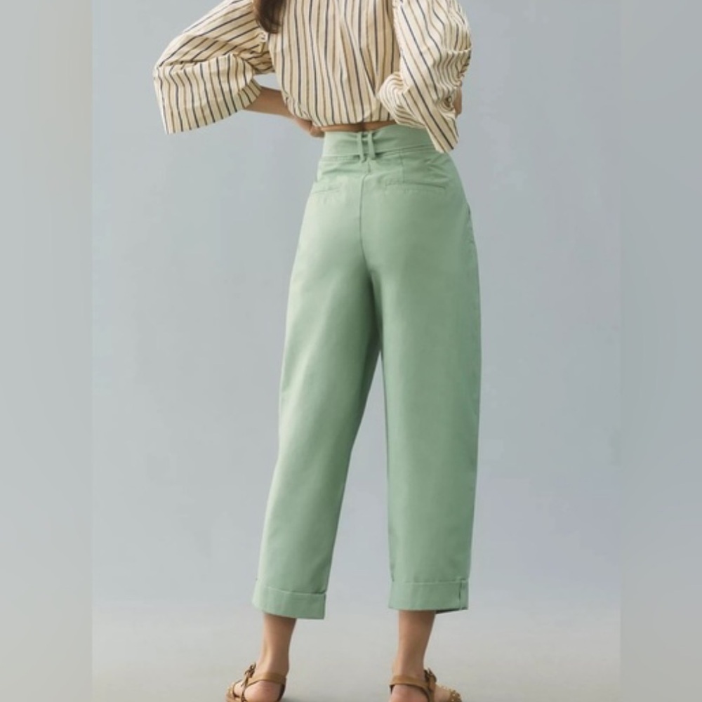 Anthropologie Maeve Tapered Pants 8 - Picture 3 of 11